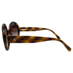 Chanel Sunglasses Quilted CC Logo Tortoiseshell Brown Gold Eyewear — view 5