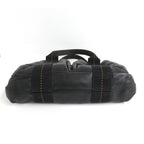 Hermes Caravan Horizontal PM Black Voderma Silver Handbag — view 5