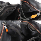 Hermes Caravan Horizontal PM Black Voderma Silver Handbag — view 9