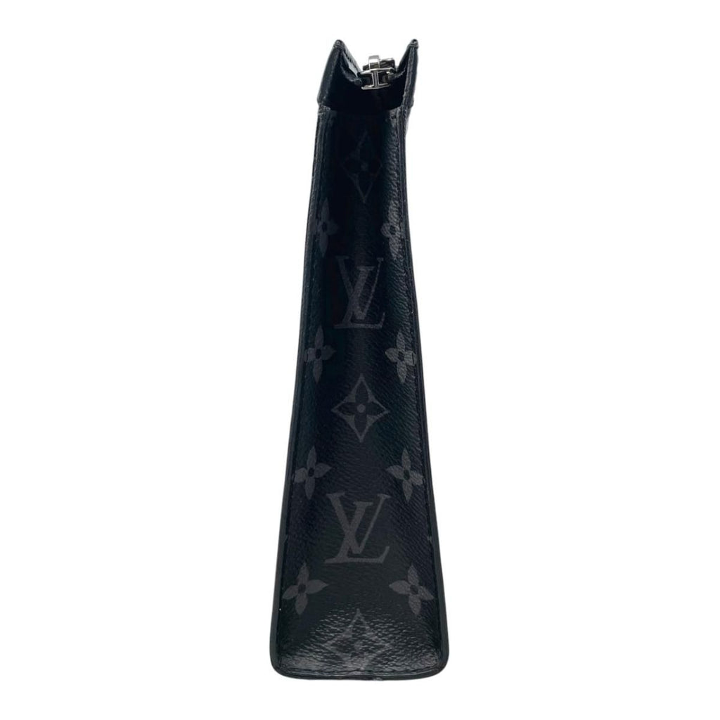 Louis Vuitton Clutch Pochette Voyage Monogram Eclipse Reverse Gray — view 4