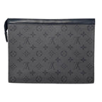 Louis Vuitton Clutch Pochette Voyage Monogram Eclipse Reverse Gray — view 2