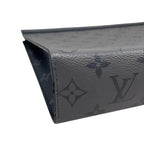 Louis Vuitton Clutch Pochette Voyage Monogram Eclipse Reverse Gray — view 6