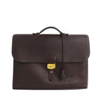 Hermes Sac a Depeches 41 Brown Togo Gold Document