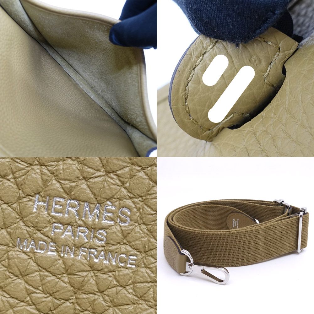 Hermes Evelyne 23 Construction Dune Taurillon Clemence Shoulder — view 7