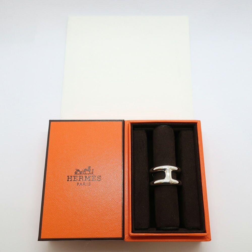 Hermes Heaven Osmose PM Small 55 Ring Silver — view 9