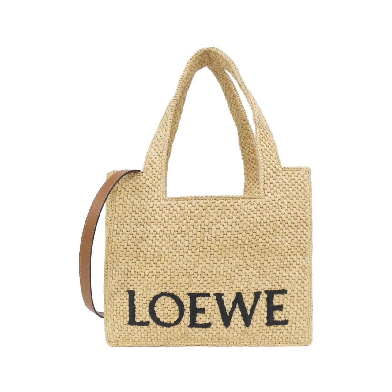 Loewe Font Tote Gold