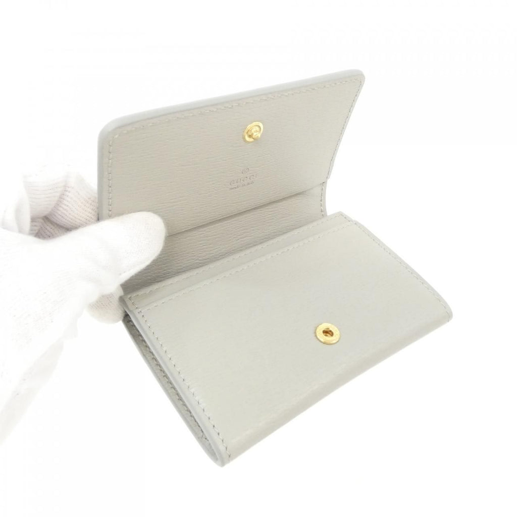 Gucci Card Case Card Holders Gray — view 4