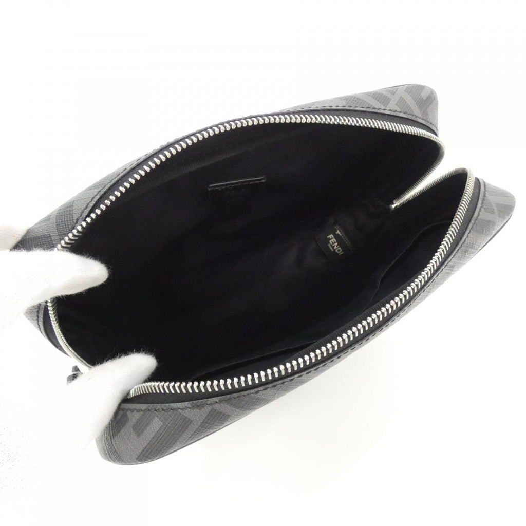 Fendi Aglr Pouch Silver — view 5