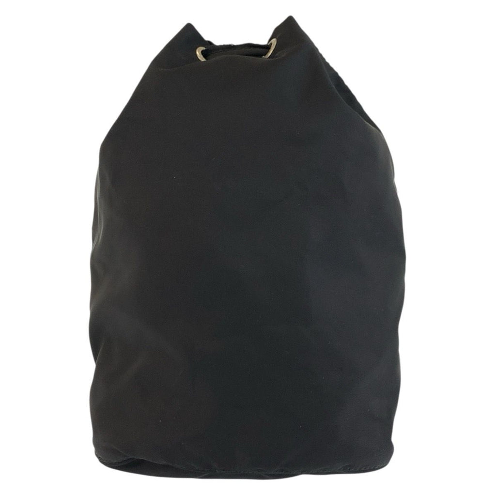 Prada Tessuto Black Silver Nylon Pouch Drawstring — view 2
