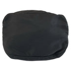 Prada Tessuto Black Silver Nylon Pouch Drawstring — view 9