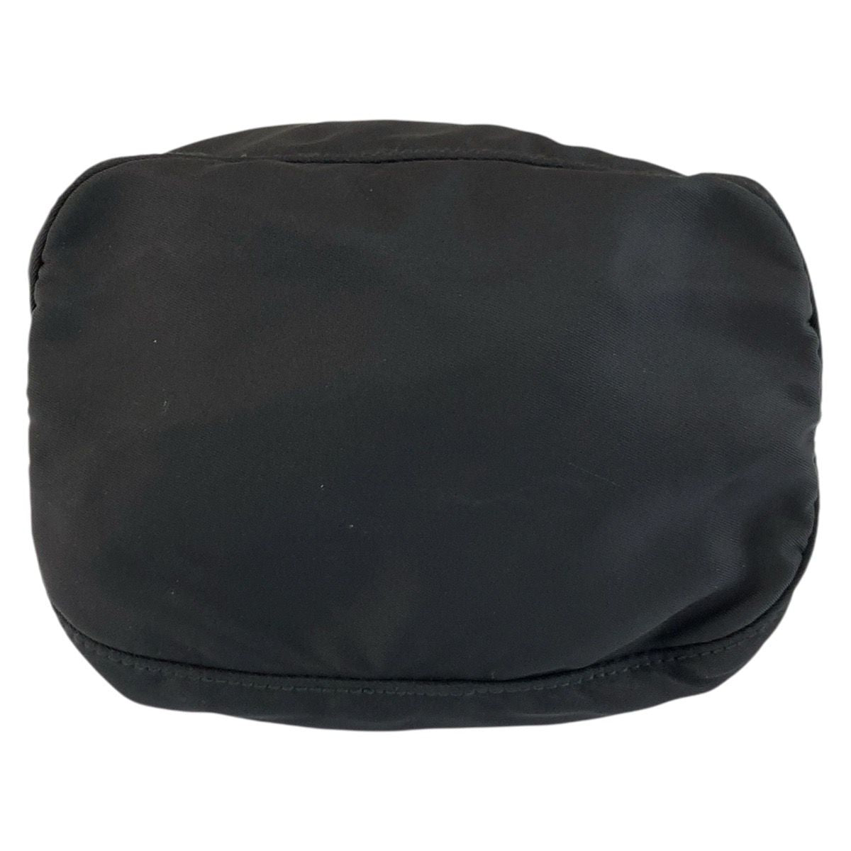 Prada Tessuto Black Silver Nylon Pouch Drawstring — view 9
