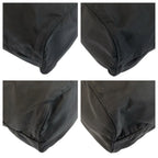 Prada Tessuto Black Silver Nylon Pouch Drawstring — view 4