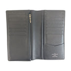 Louis Vuitton Damier Graphite Portefeuille Brazza Black Gray Wallet — view 6