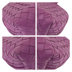 Bottega Veneta Intrecciato Purple Amethyst Leather Pouch Makeup Case — view 3
