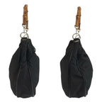 Gucci Bamboo Black Silver Nylon 001 5 2-Way Shoulder — view 7