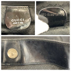 Gucci Bamboo Black Silver Nylon 001 5 2-Way Shoulder — view 3