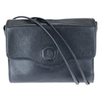 Dior Vintage Trotter Navy Gold Leather Shoulder