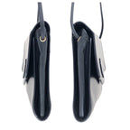 Dior Vintage Trotter Navy Gold Leather Shoulder — view 8