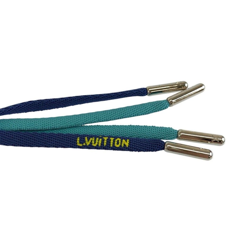 Louis Vuitton Damier Play Blue Silver Key Holder Bag Charm — view 3