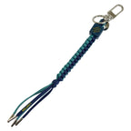 Louis Vuitton Damier Play Blue Silver Key Holder Bag Charm