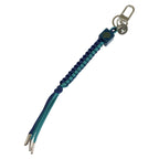 Louis Vuitton Damier Play Blue Silver Key Holder Bag Charm — view 2