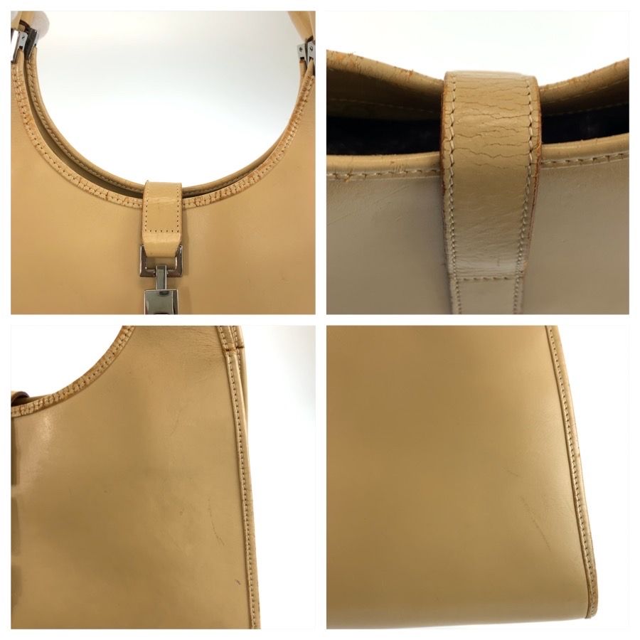 Gucci Jackie Beige Leather 002 Shoulder — view 7