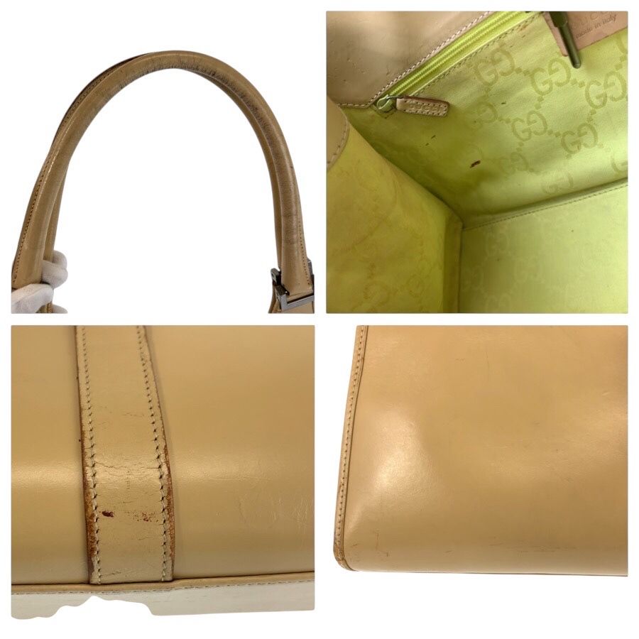 Gucci Jackie Beige Leather 002 Shoulder — view 6