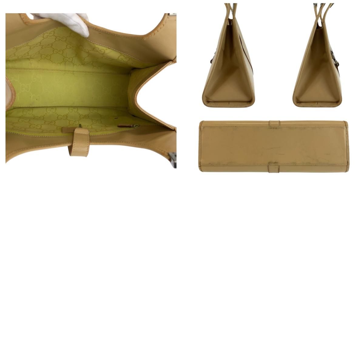 Gucci Jackie Beige Leather 002 Shoulder — view 9