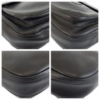 Gucci Interlocking Black Gunmetal Leather 004 406 Clutch — view 3