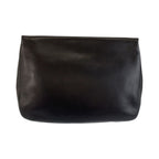 Gucci Interlocking Black Gunmetal Leather 004 406 Clutch — view 2