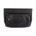 Gucci Interlocking Black Gunmetal Leather 004 406 Clutch