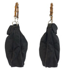 Gucci Bamboo Black Silver Nylon 001 Shoulder — view 8