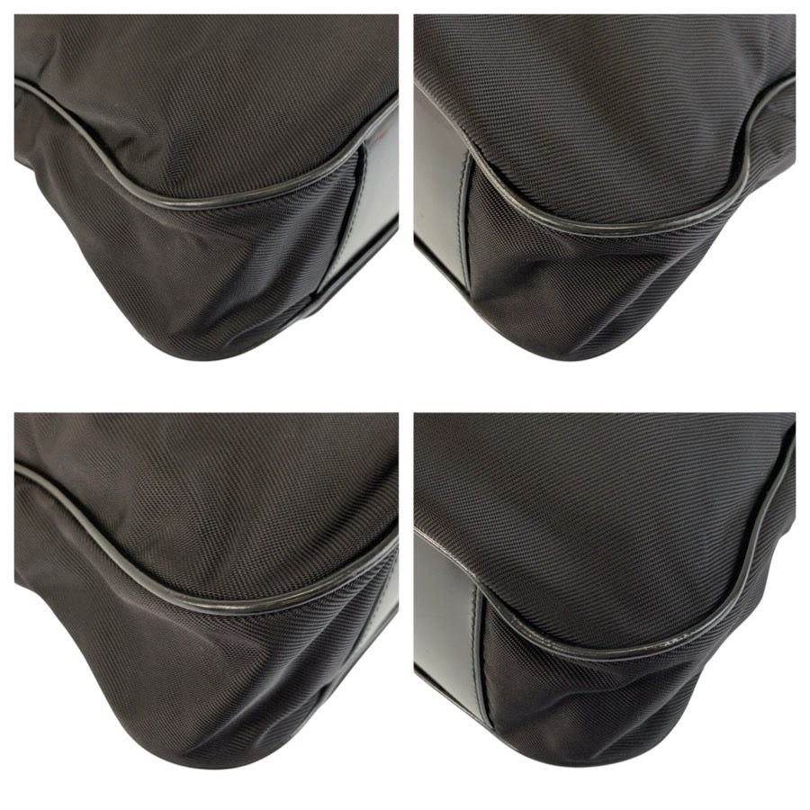 Gucci Bamboo Black Silver Nylon 001 Shoulder — view 4