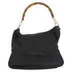 Gucci Bamboo Black Silver Nylon 001 Shoulder — view 2