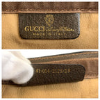 Gucci Vintage Sherry Line Beige GG Supreme Canvas Clutch — view 3