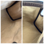 Gucci Vintage Sherry Line Beige GG Supreme Canvas Clutch — view 5