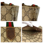 Gucci Sherry Line Beige Brown GG Supreme Canvas Tote — view 6