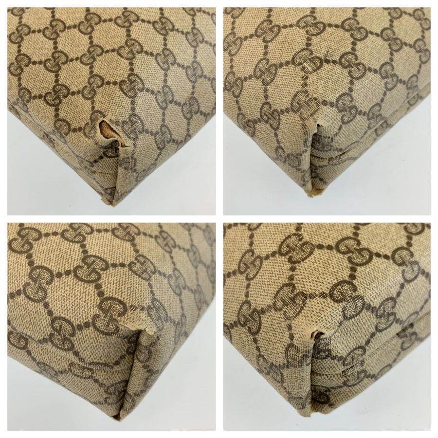 Gucci Sherry Line Beige Brown GG Supreme Canvas Tote — view 4