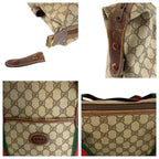 Gucci Sherry Line Beige Brown GG Supreme Canvas 002 39 Tote Boston — view 5