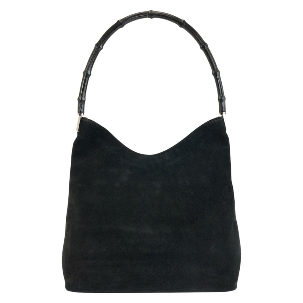 Gucci Bamboo Black Suede 001 Shoulder — view 2