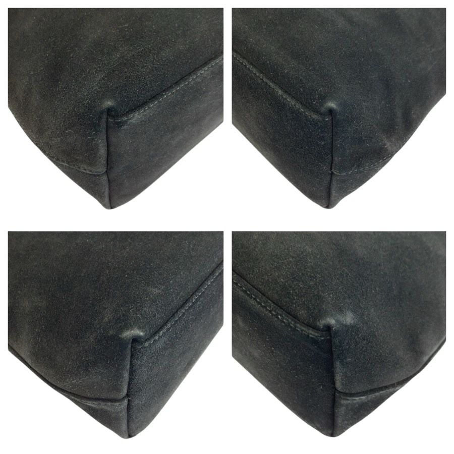 Gucci Bamboo Black Suede 001 Shoulder — view 4