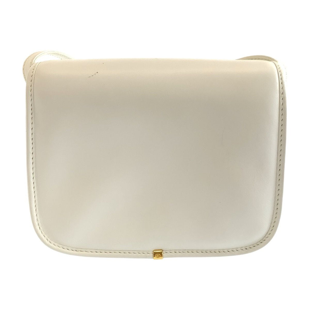 Gucci Interlocking Micro GG White Supreme Canvas Leather Shoulder Bag Pochette — view 2