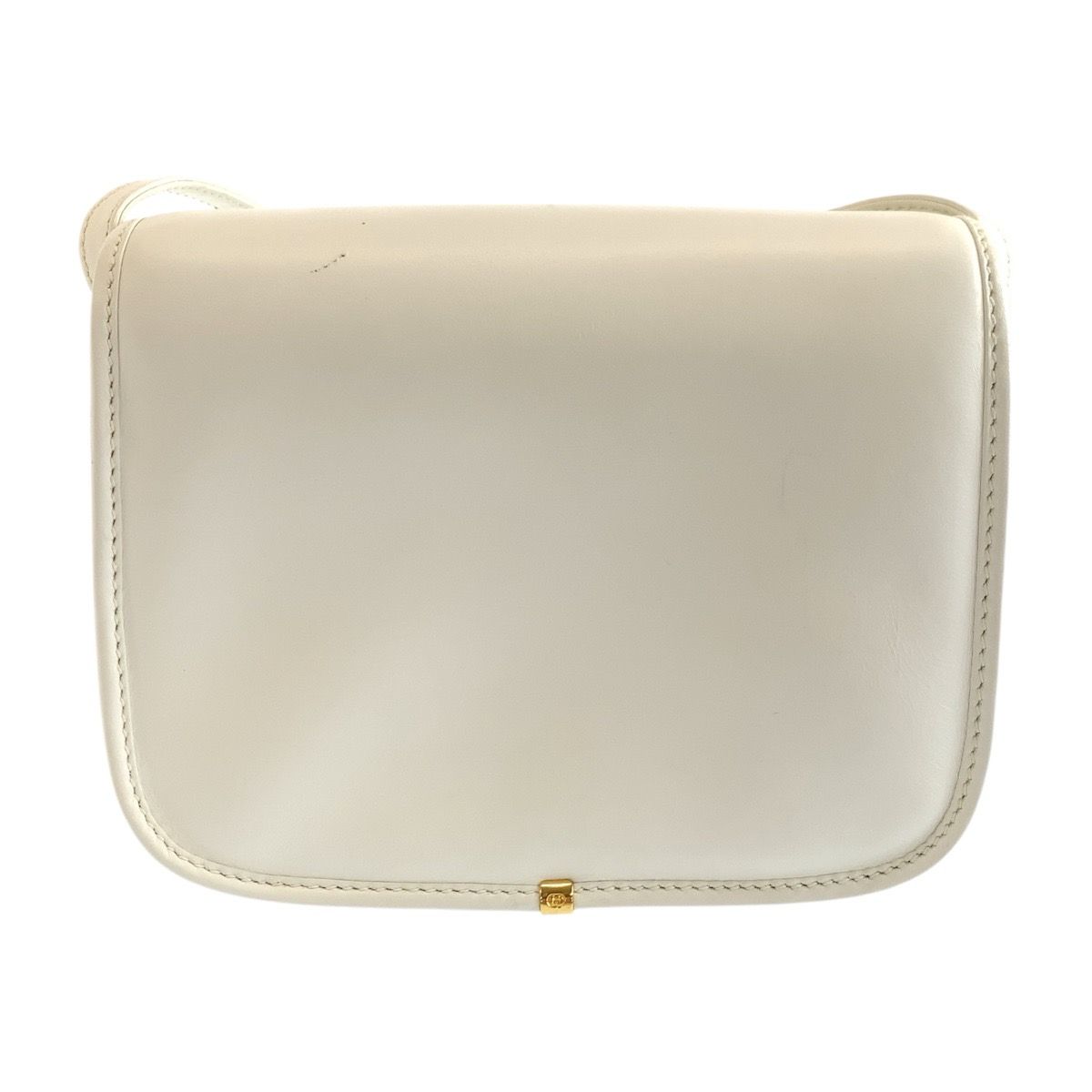 Gucci Interlocking Micro GG White Supreme Canvas Leather Shoulder Bag Pochette — view 2