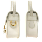 Gucci Interlocking Micro GG White Supreme Canvas Leather Shoulder Bag Pochette — view 8