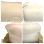 Gucci Interlocking Micro GG White Supreme Canvas Leather Shoulder Bag Pochette — view 5