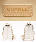 Chanel Chain Shoulder Bag Crossbody Gold Single Flap Double Quilted — view 4