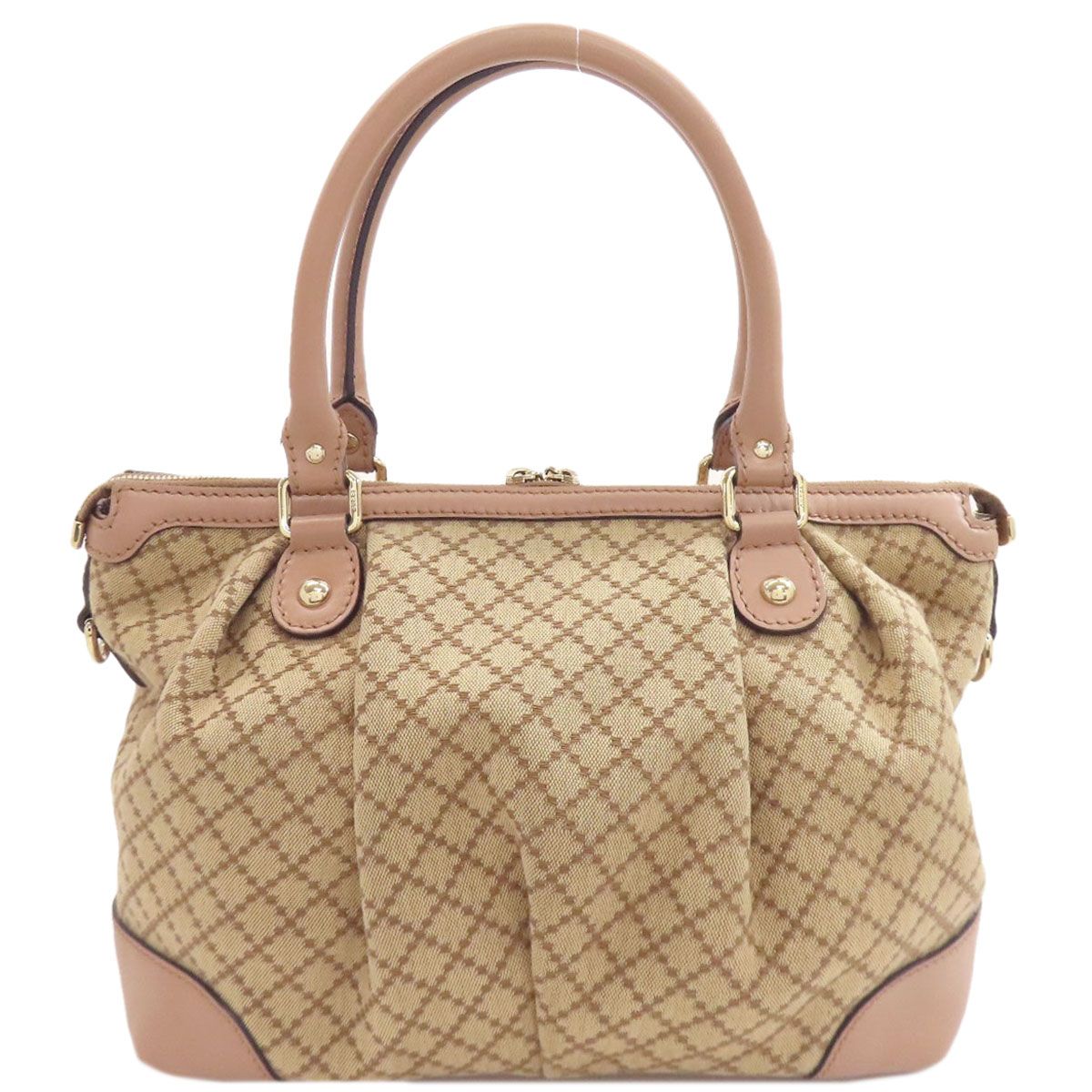 Gucci Diamante Ski 2-Way Handbag Canvas — view 2