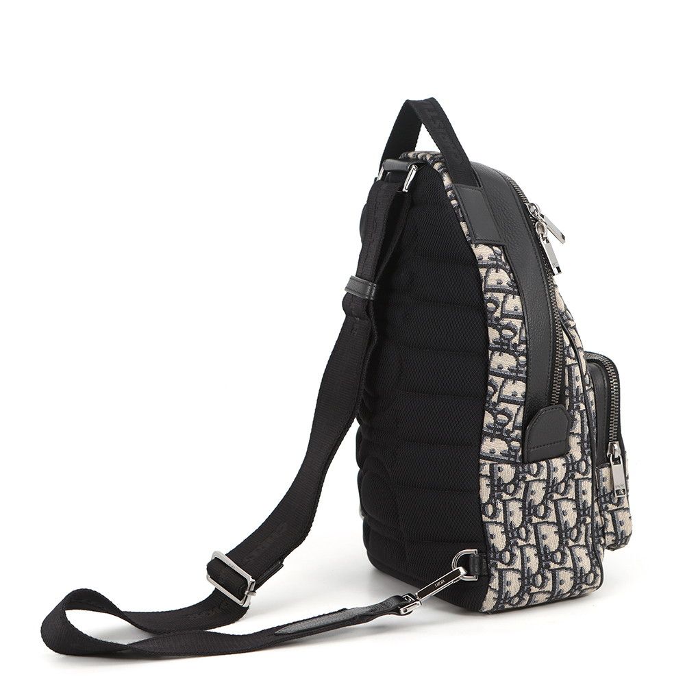 Dior Belt Bag Mini Oblique Canvas Black — view 2
