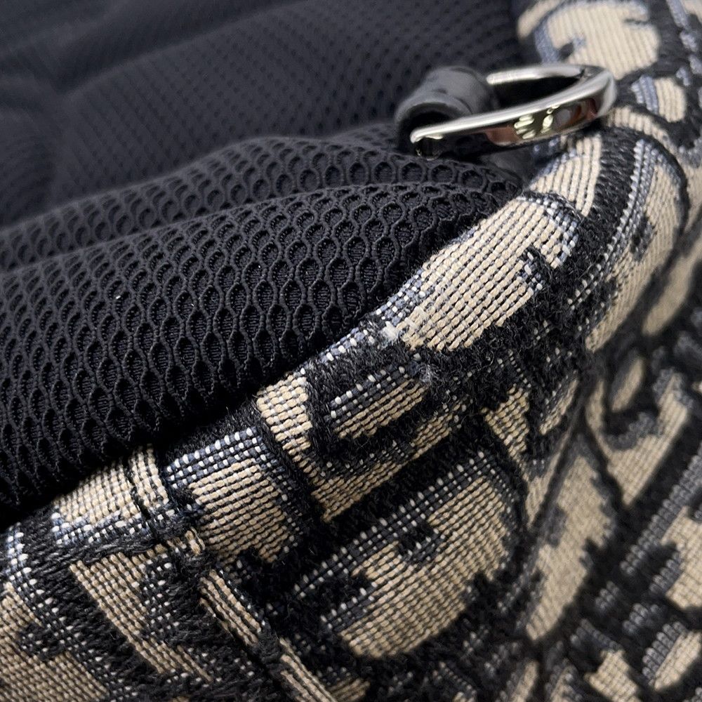 Dior Belt Bag Mini Oblique Canvas Black — view 9