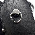 Dior Shoulder Bag Oblique Bucket Canvas Black